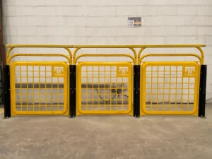 Guarda-corpo polimérico industrial amarelo Titronic