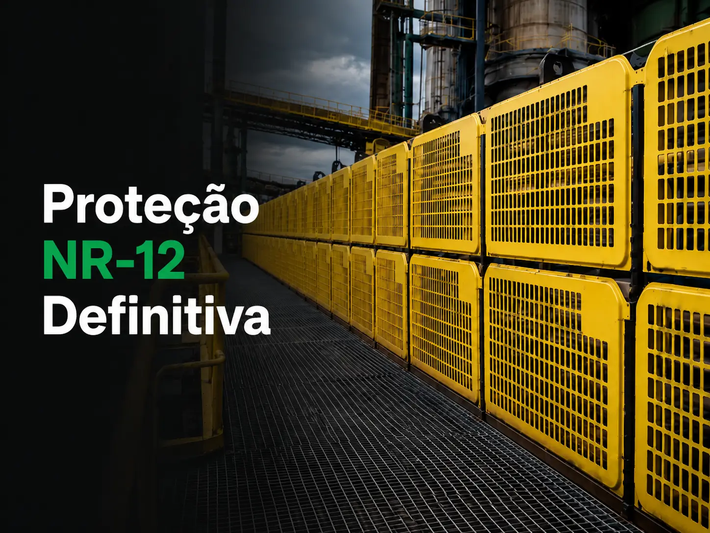 Grades de Proteção NR-12: Segurança Definitiva e Conformidade Industrial.